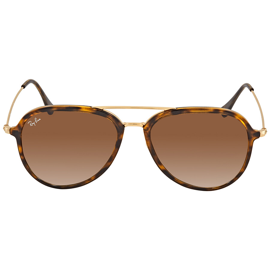 ray ban aviator brown gradient polarized