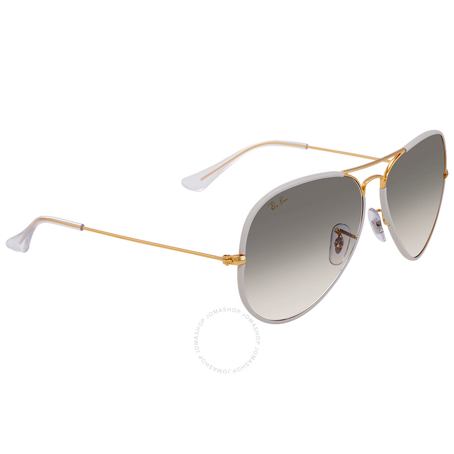 RAY BAN RAY BAN AVIATOR FULL COLOR LEGEND LIGHT GREY GRADIENT UNISEX SUNGLASSES RB3025JM 919632 62