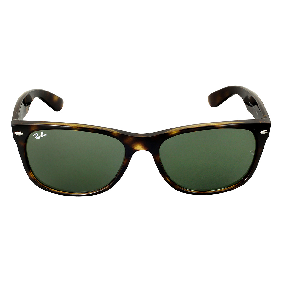 Ray-Ban New Wayfarer Classic Green Unisex Sunglasses RB2132 902 52