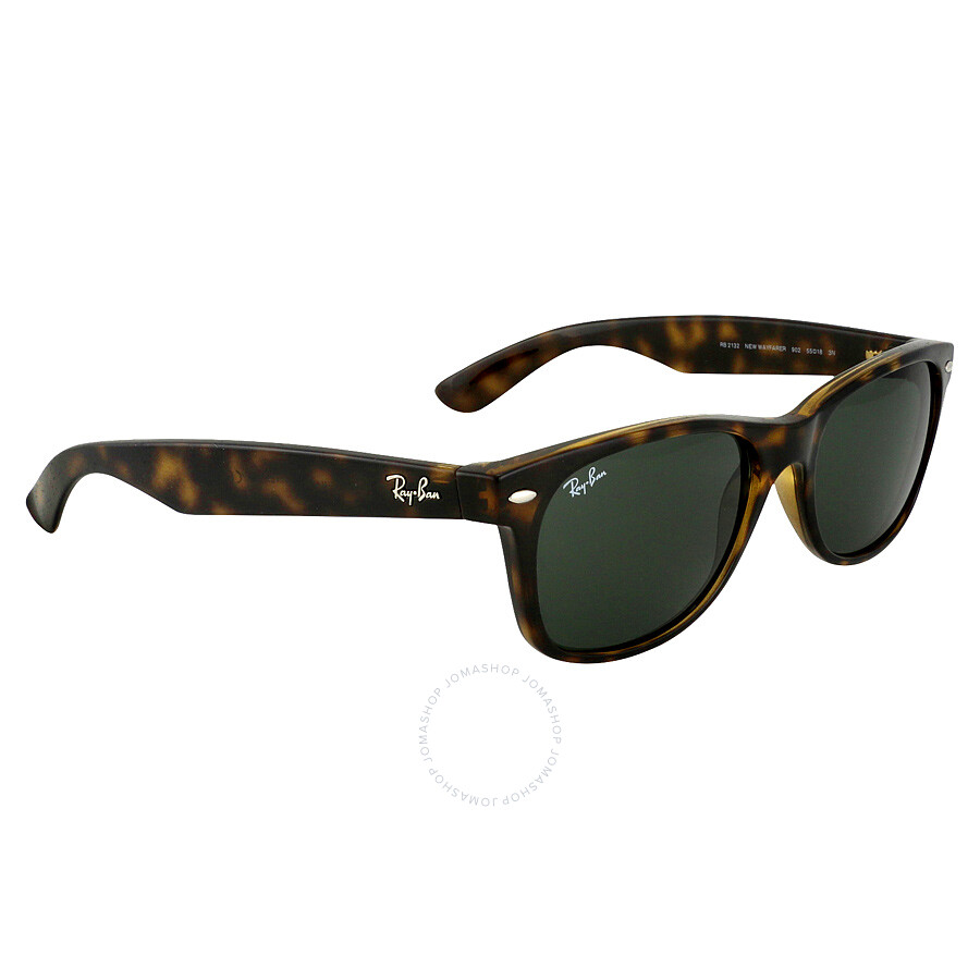 Ray Ban New Wayfarer Classic Green Unisex Sunglasses Rb2132 902 58 In Green