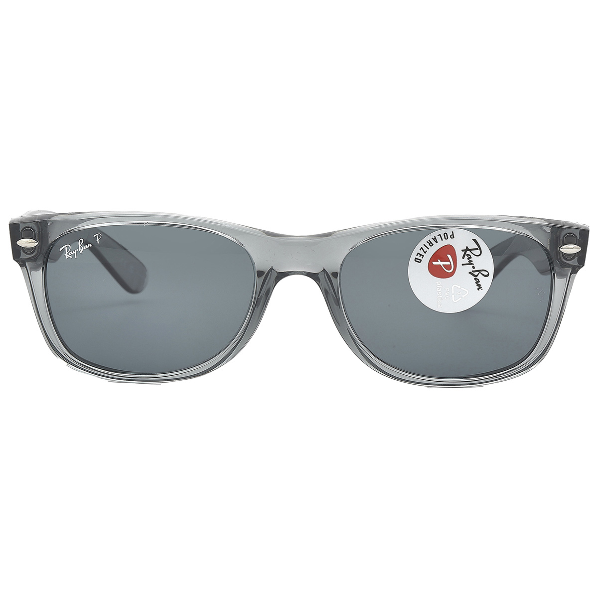 Ray-Ban New Wayfarer Classic Polarized Blue Unisex Sunglasses