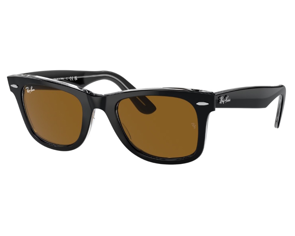 Ray-Ban ORIGINAL WAYFARER CLASSIC Brown Square Unisex Sunglasses