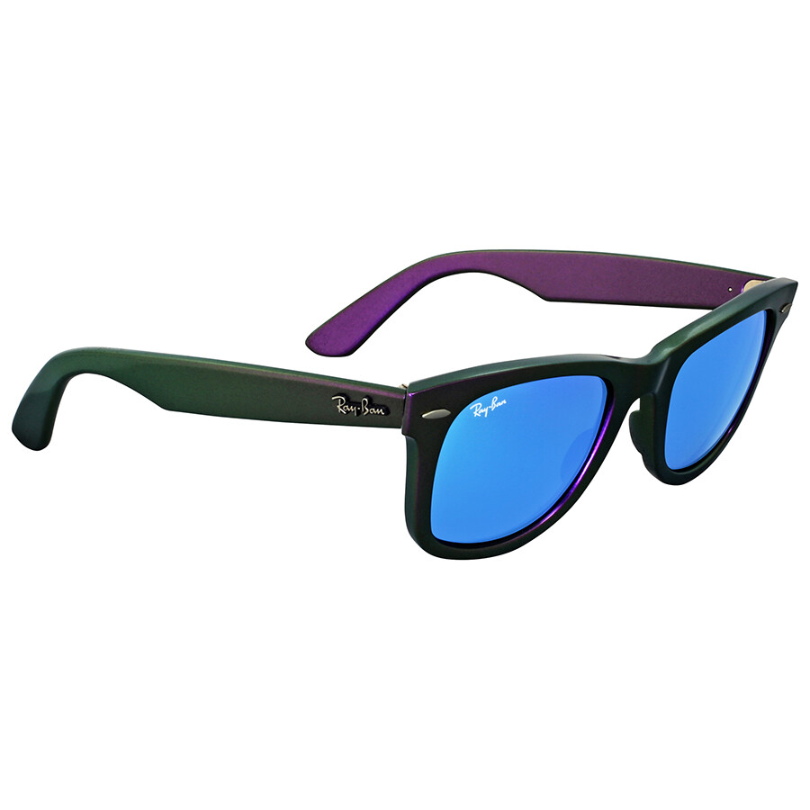 ray ban blue plastic frame
