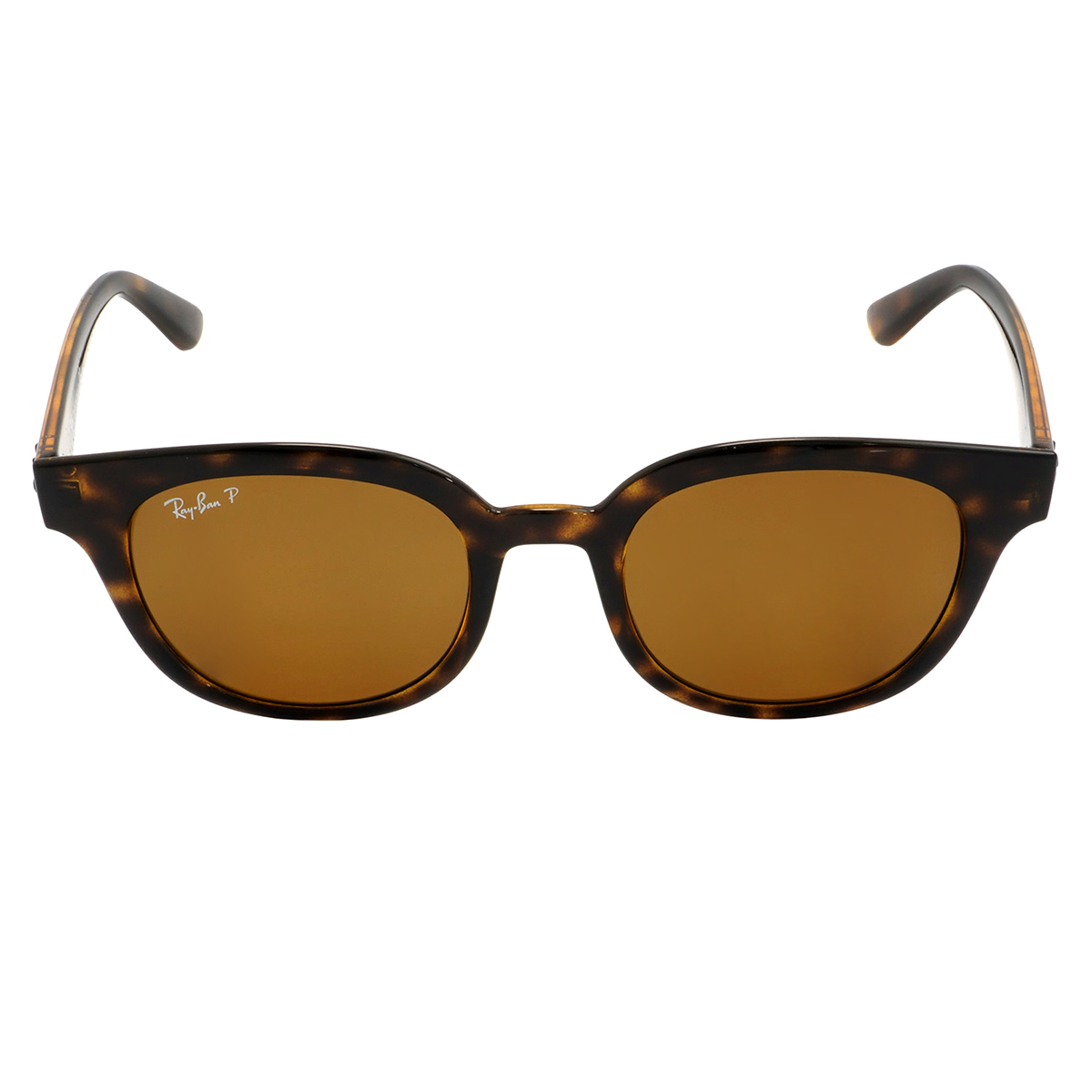 Ray-Ban Polarized Brown Square Unisex Sunglasses RB4324F 710/83 50