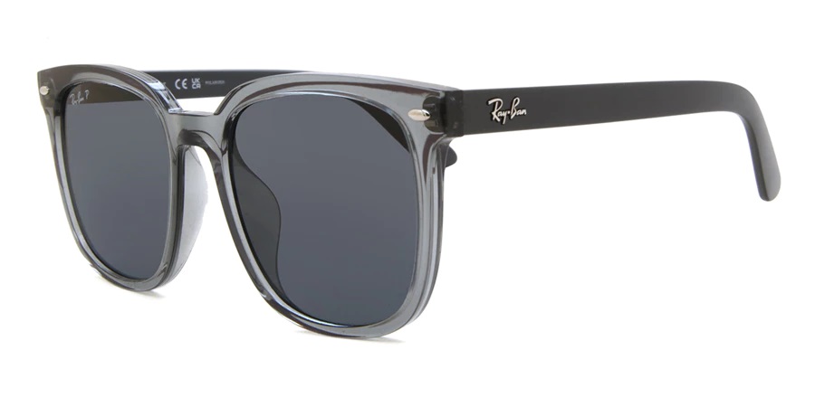 Ray-Ban Polarized Dark Grey Square Unisex Sunglasses RB4401D