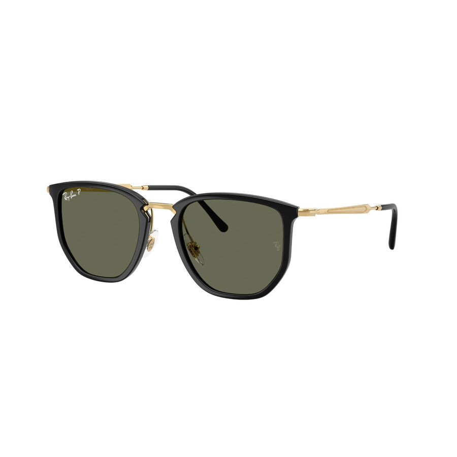 Ray Ban Polarized Green Irregular Unisex Sunglasses Rb4451 630658 53