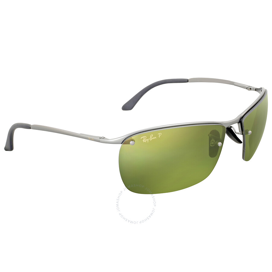 Ray Ban Polarized Green Mirror Chromance Sunglasses - Ray