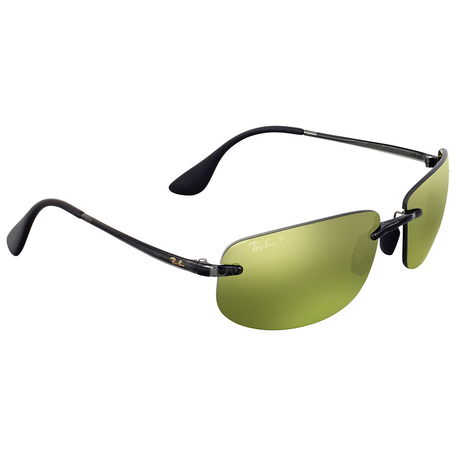 Ray Ban Polarized Green Square Sunglasses RayBan Sunglasses