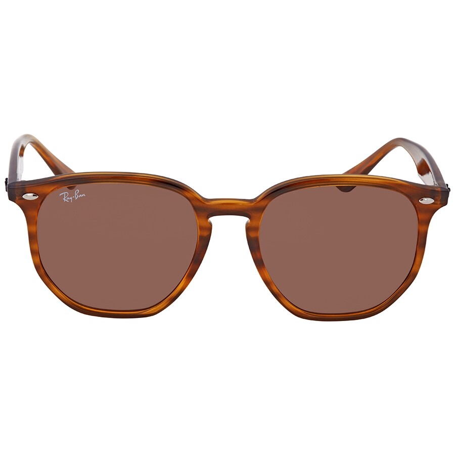 Ray Ban RB4306 Dark Brown Classic Men's Hexagonal Sunglasses RB4306 820/73 54 Wayfarer Ray