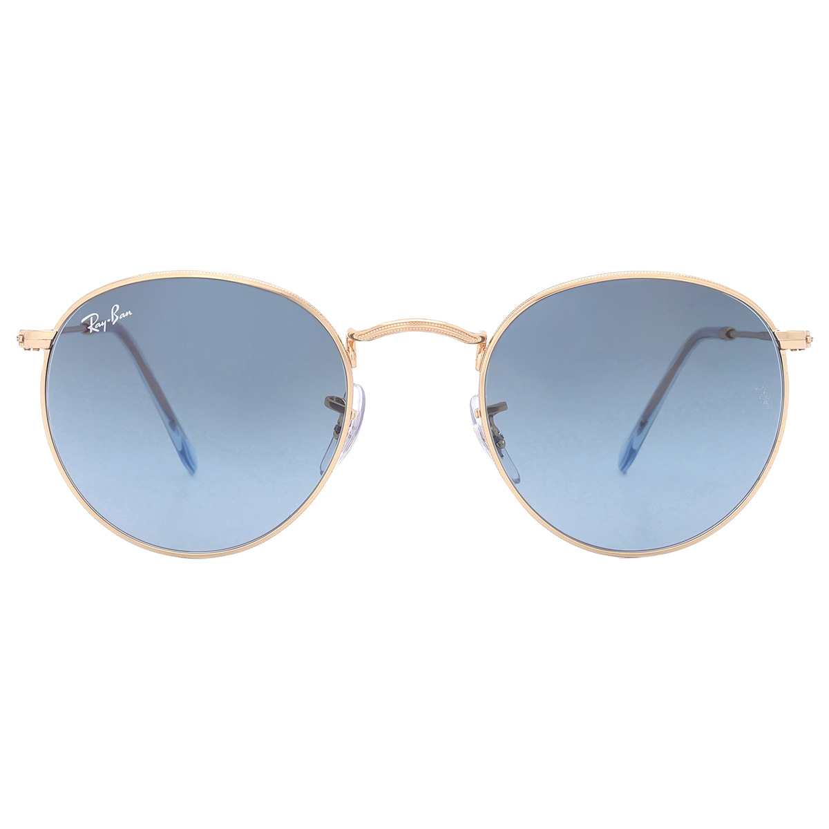 Ray-Ban Round Metal Blue Gradient Round Unisex Sunglasses RB3447