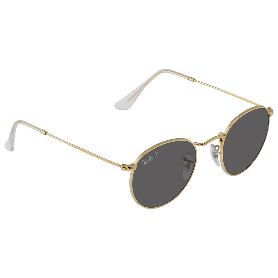 Ray Ban Round Metal Classic Blackunisex Sunglasses Rb3447 919648 47 In Black / Gold