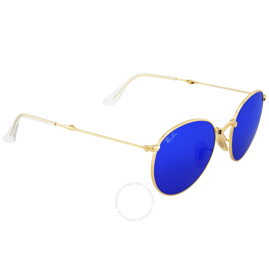 ray ban blue mirror sunglasses