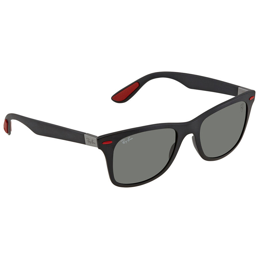 Ray Ban Scuderia Ferrari Green Square Unisex Sunglasses Rb4195m F60271 52 In Green