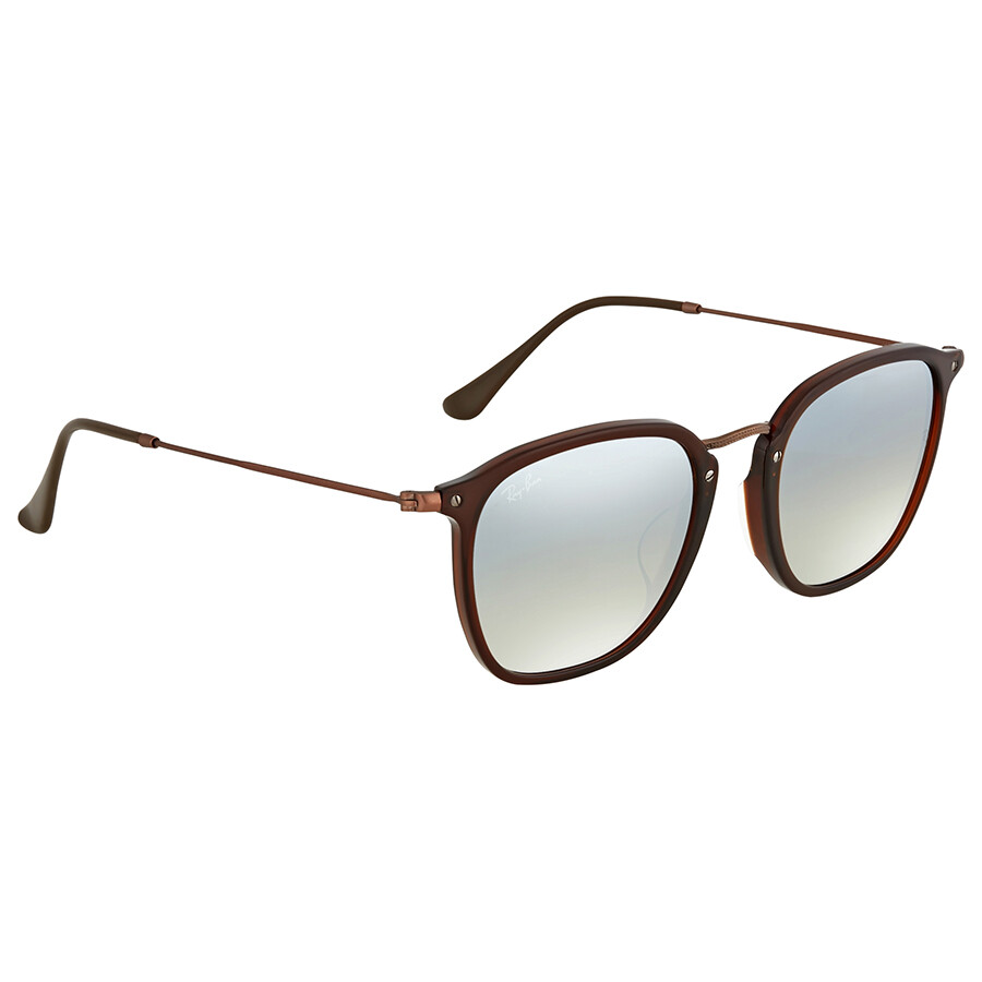 RayBan Square Silver Gradient Flash Sunglasses RayBan Sunglasses