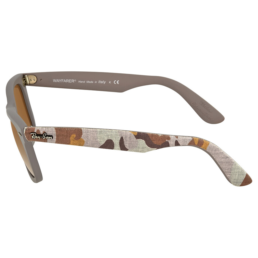 Ray Ban Wayfarer Classic Urban Camouflage Brown Gradient Lens 50mm