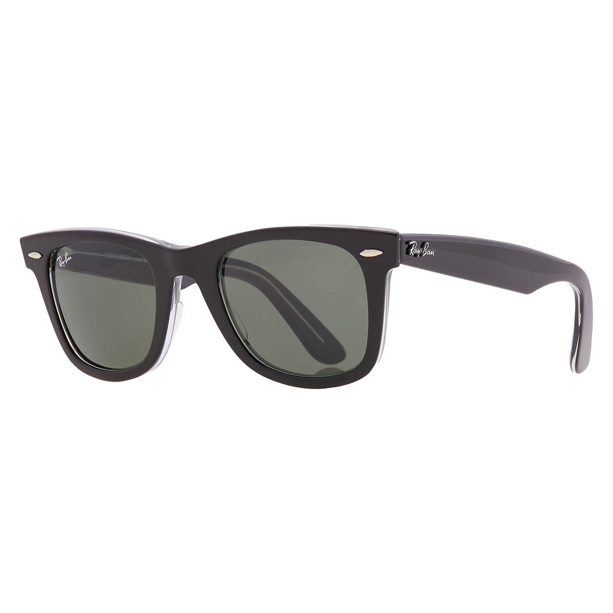 Ray-Ban Wayfarer Green Square Unisex Sunglasses RB2140 129431 50
