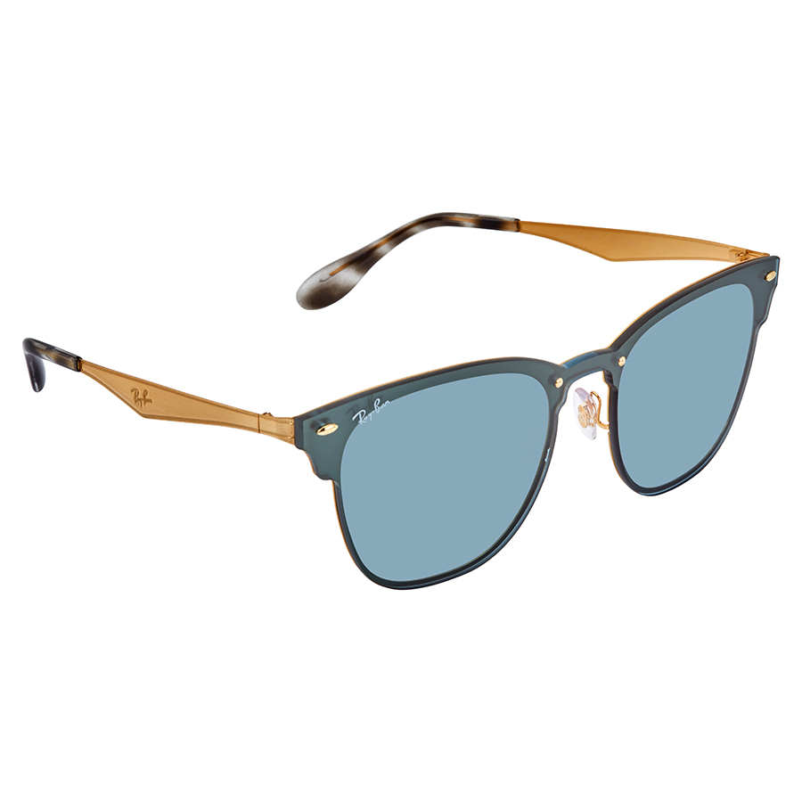 Ray-Ban RayBan Blaze Clubmaster RB3576N Blue Classic Round Sunglasses 