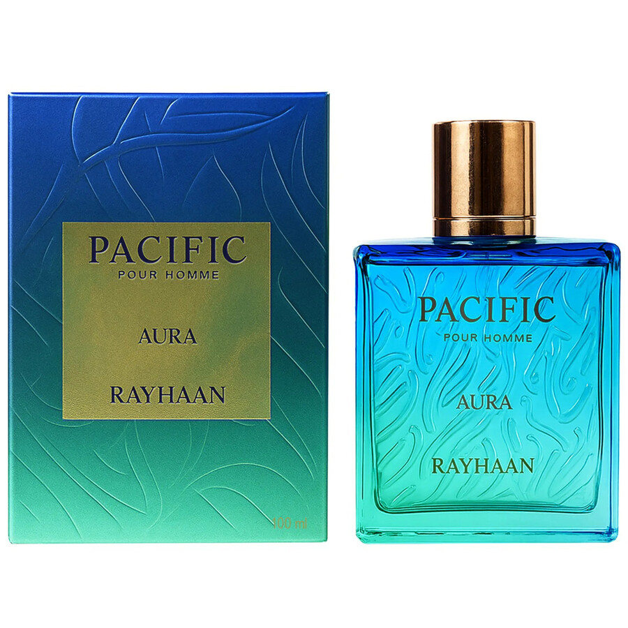 Rayhaan Men's Pacific Aura Edp Spray 3.4 oz Fragrances 6297001571170