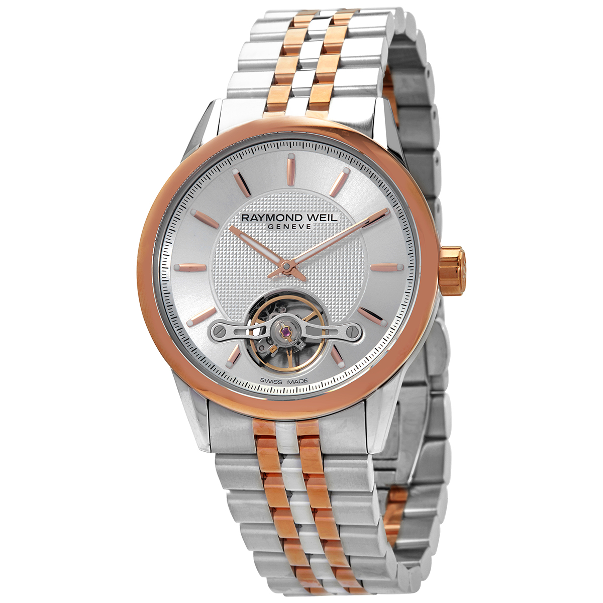 Raymond Weil Automatic Silver Dial Men's Two-tone Watch 2780-SP5-65001