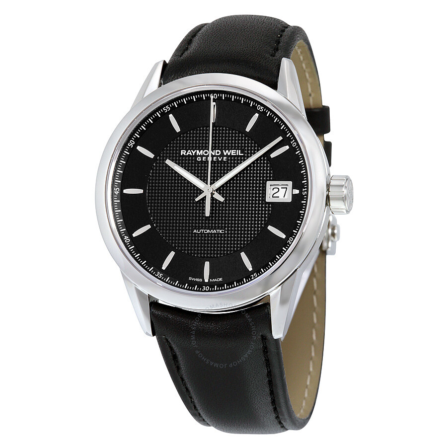 Raymond Weil Freelancer Automatic Black Dial Men's Watch 2740-STC-20021 ...