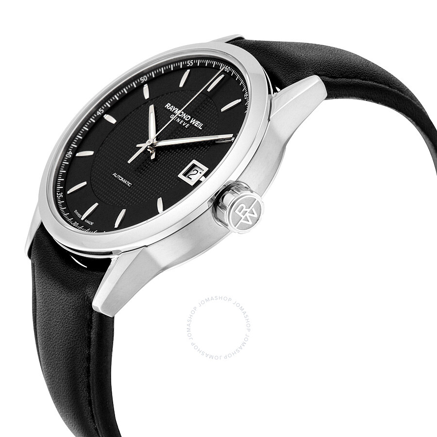 ... Raymond Weil Freelancer Automatic Black Dial Men's Watch 2740-STC-20021 ...