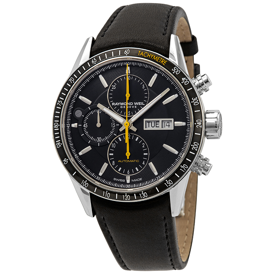 Raymond Weil Freelancer Chronograph Automatic Black Dial Men's Watch 7731-SC1-20121