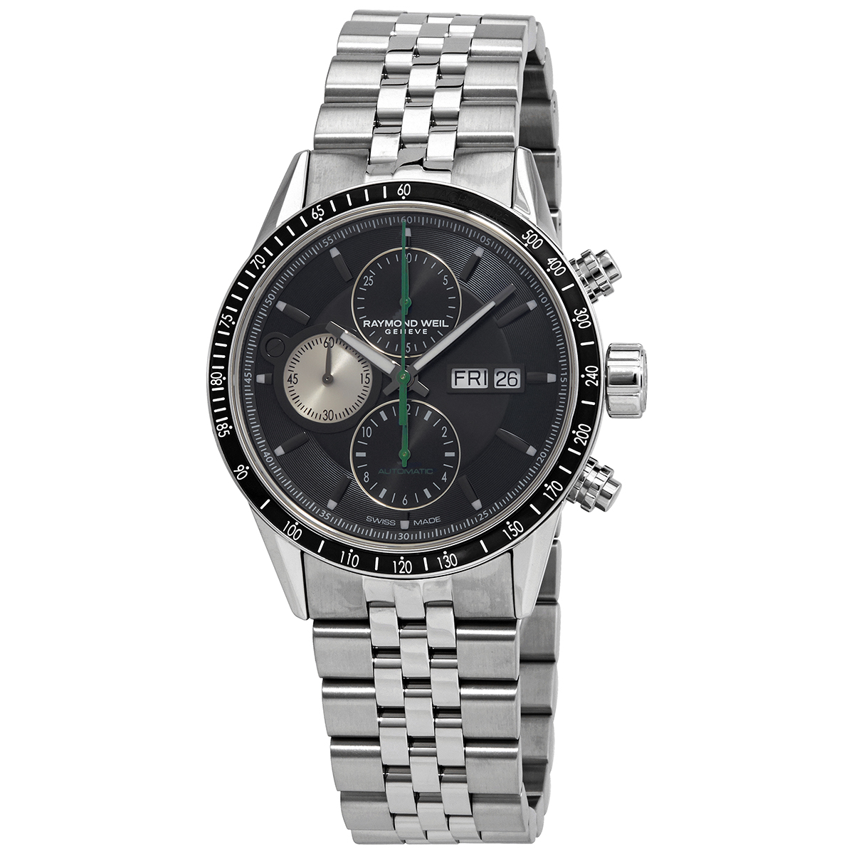 Raymond Weil Freelancer Chronograph Automatic Black Dial Men's Watch 7731-ST1-20321