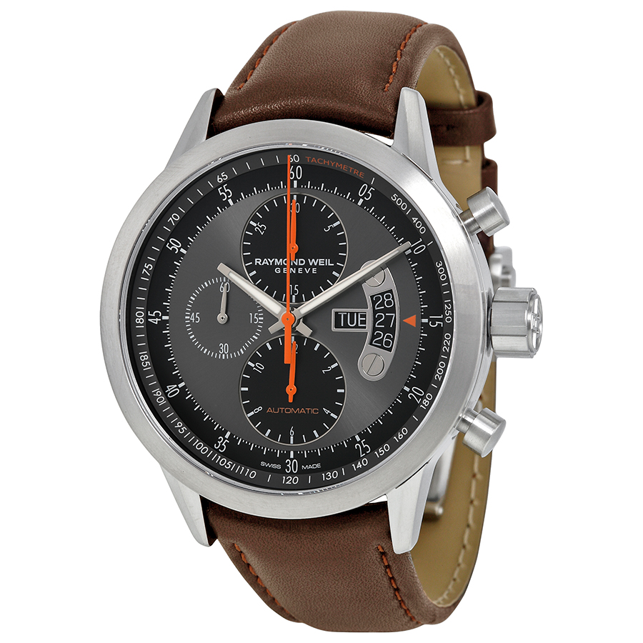 Raymond Weil Freelancer Grey and Black Dial Men's Watch 7745-TIC-05609