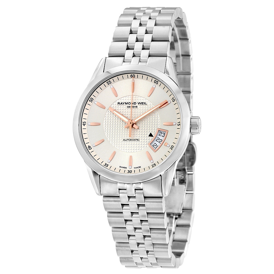 Raymond Weil Freelancer Silver Dial Stainless Steel Men's Watch 2770-ST5-65021