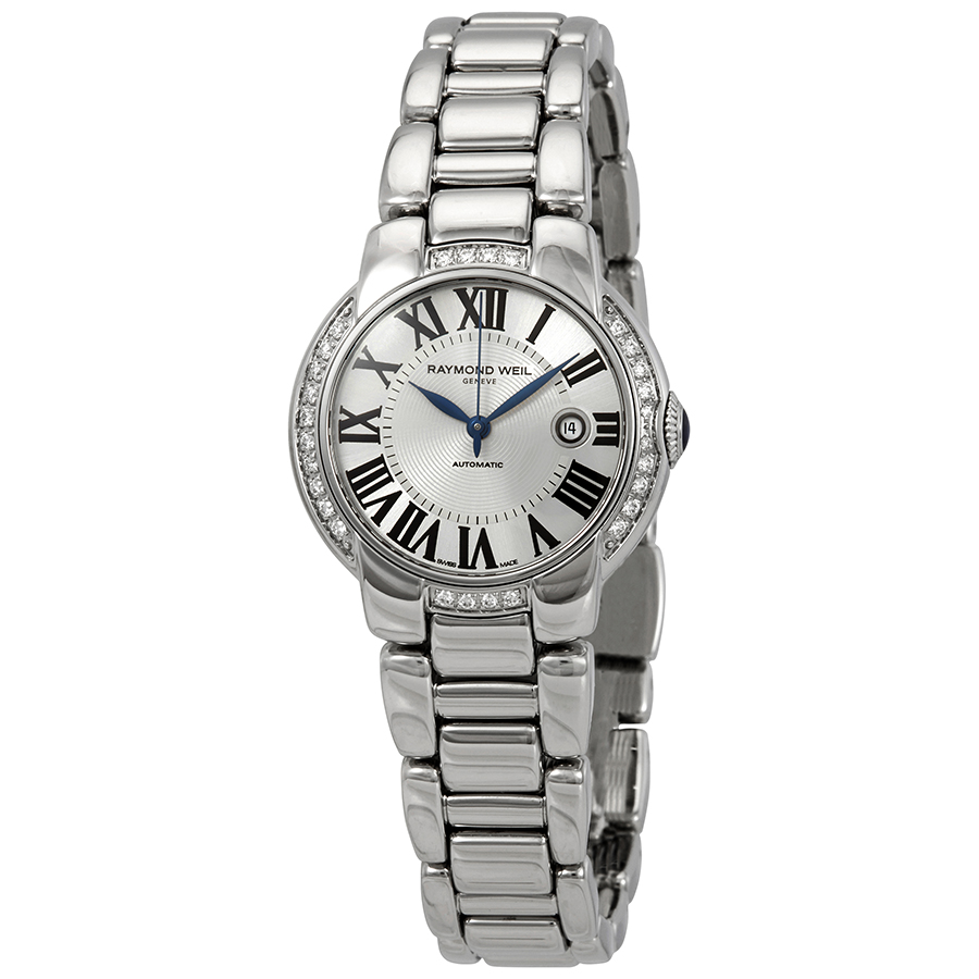 Raymond Weil Jasmine Automatic Silver Dial Ladies Diamond Watch 2629-STS-00659