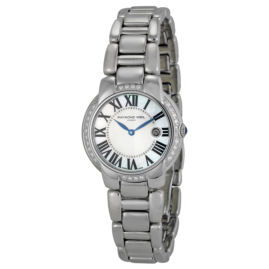Raymond Weil Jasmine Diamond Mother of Pearl Dial Stainless Steel Ladies Watch 5229-STS-00970