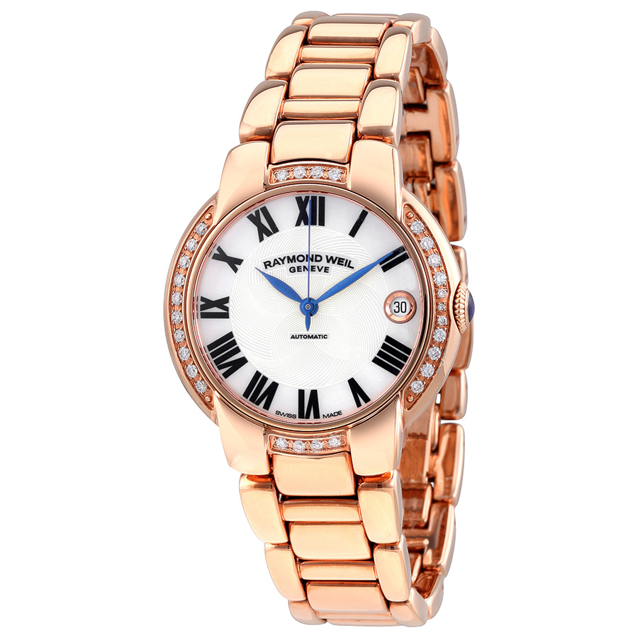 Raymond Weil Jasmine Mother of Pearl Dial Diamond Ladies Watch 2935-P5S-01970