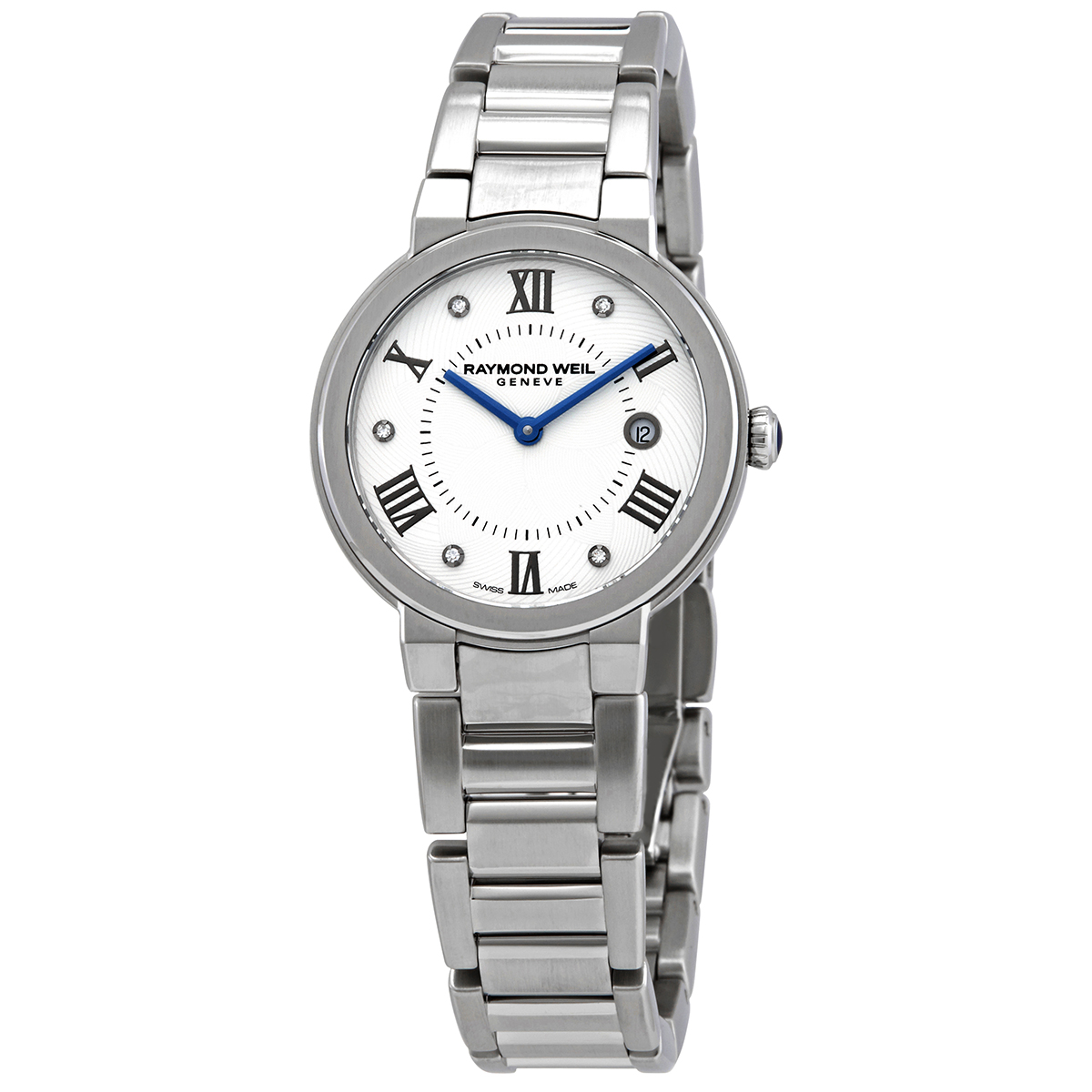 Raymond Weil Jasmine Quartz Diamond Silver Dial Ladies Watch 5240-ST-00681
