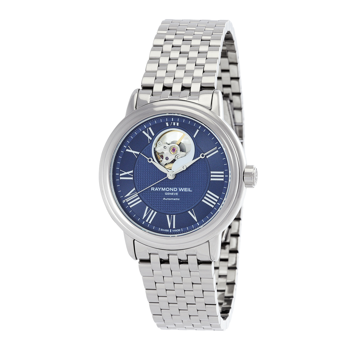 Raymond Weil Maestro Automatic Blue Dial Men's Watch 2827-ST-00508