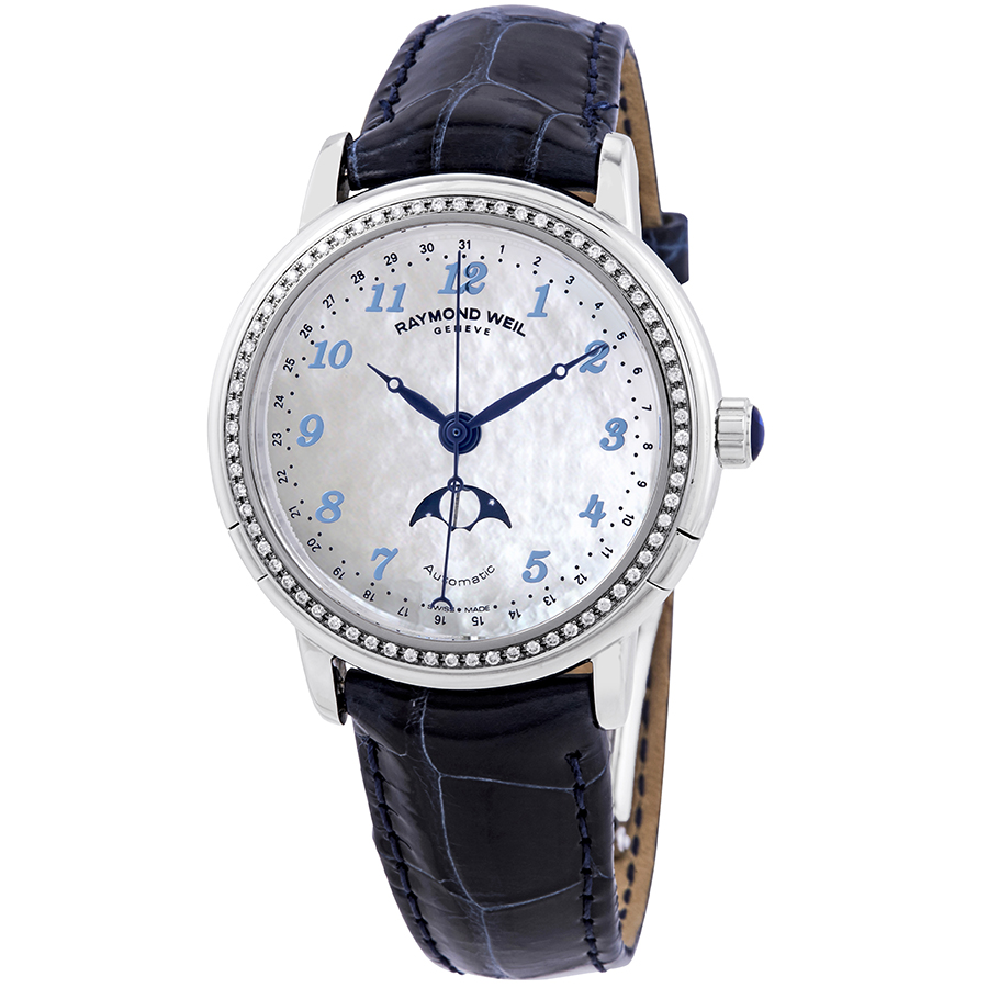 Raymond Weil Maestro Automatic Diamond Ladies Watch 2739-LS3-05909