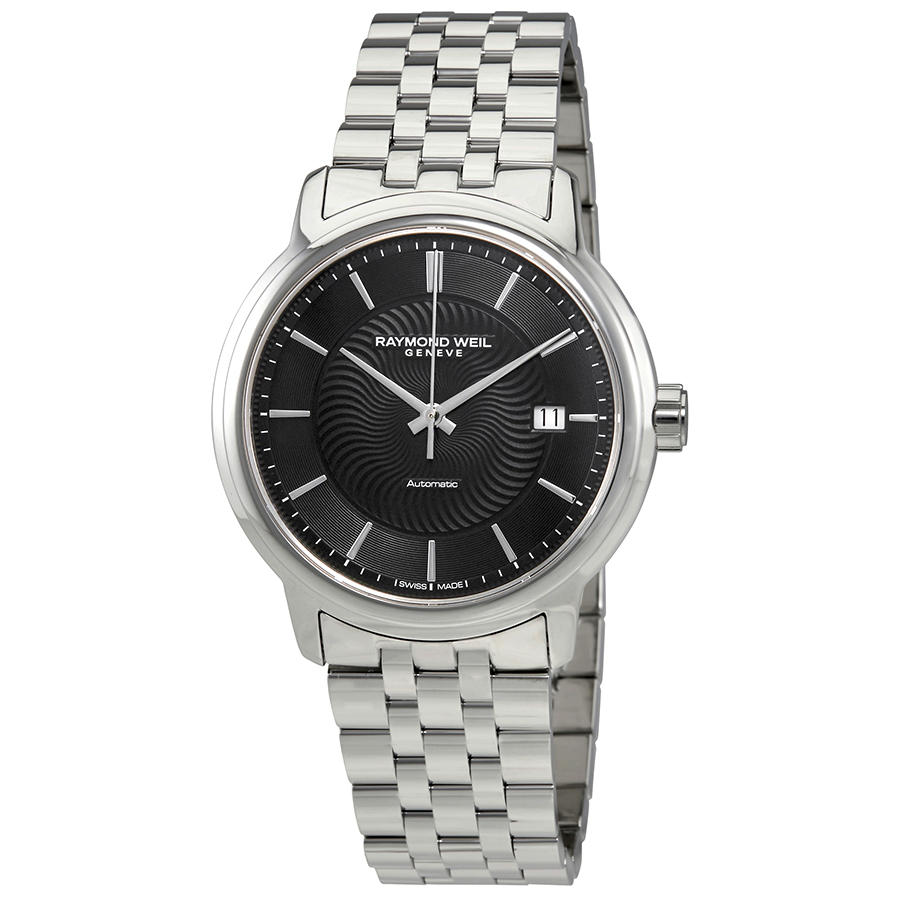 Raymond Weil Maestro Black Dial Men's Watch 2237-ST-20001