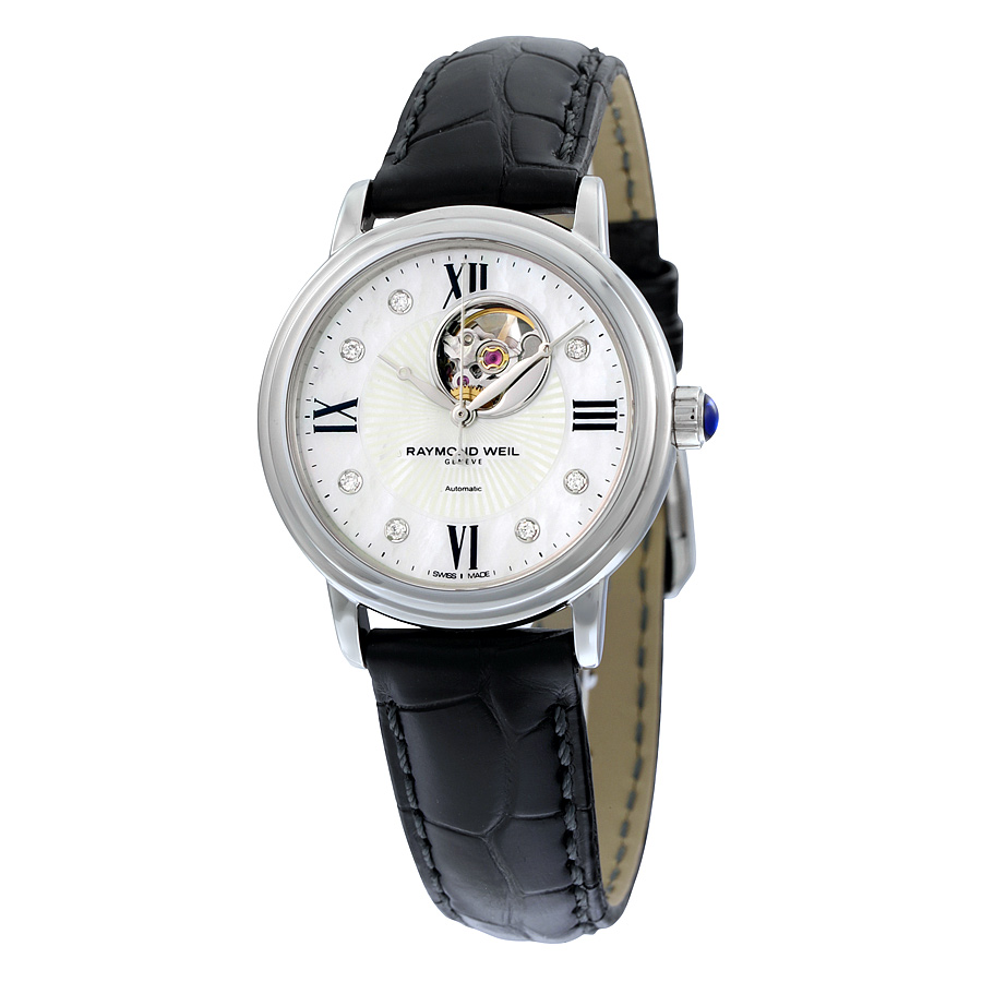 Raymond Weil Maestro Mother of Pearl Dial Ladies Watch 2627-STC-00994