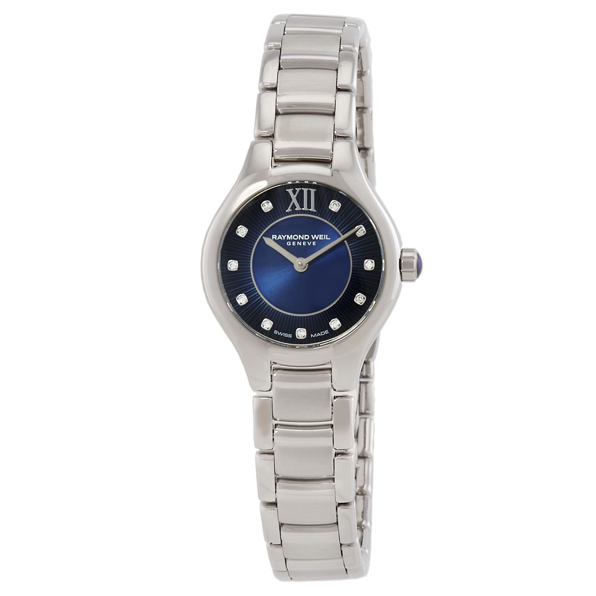 Raymond Weil Noemia Quartz Diamond Blue Dial Ladies Watch 5124-ST-50181