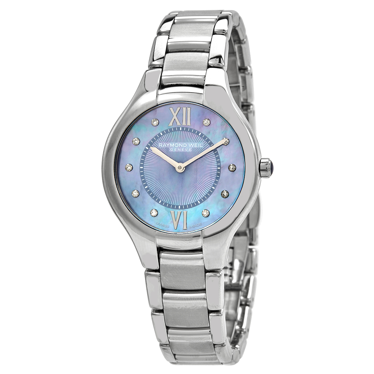 Raymond Weil Noemia Quartz Diamond Ladies Watch 5132-ST-00955