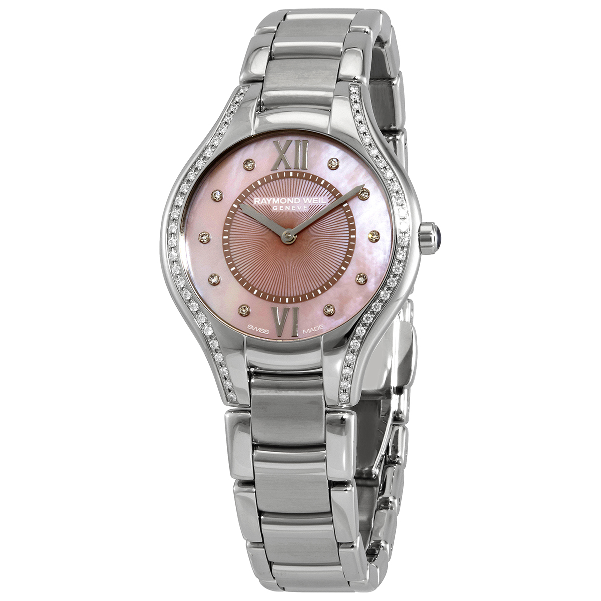 Raymond Weil Noemia Quartz Diamond Ladies Watch 5132-STS-00986