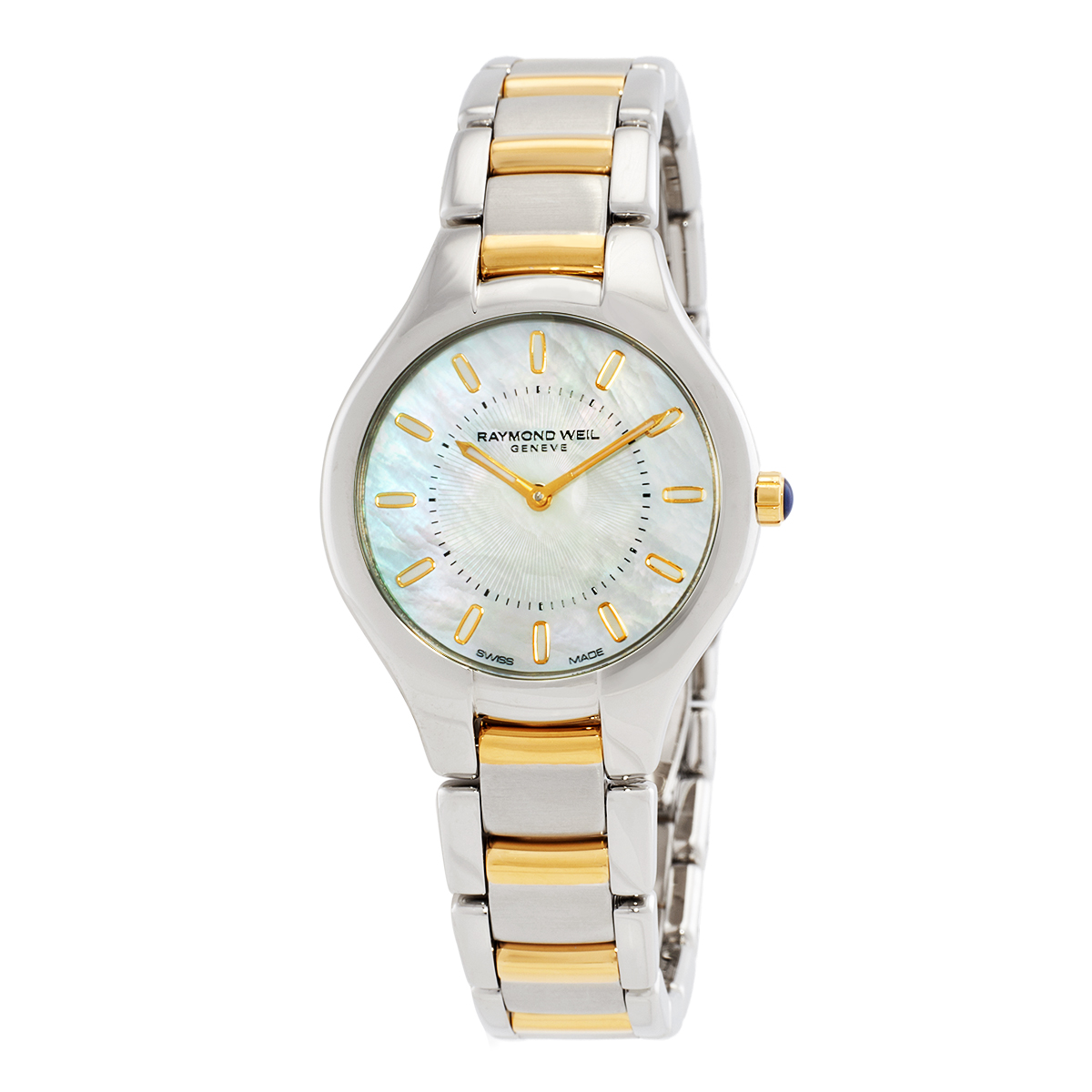Raymond Weil Noemia Quartz White Mother of Pearl Dial Ladies Watch 5132-STP-97001