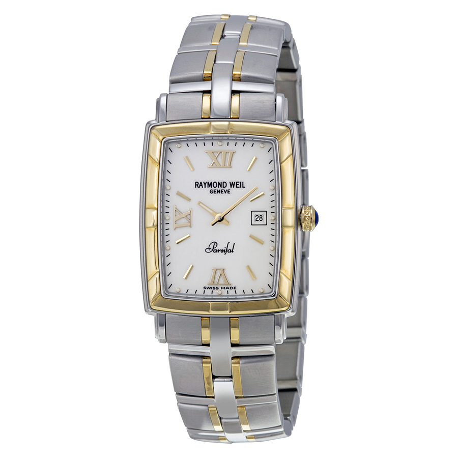 Raymond Weil Parsifal White Dial Stainless Steel Men's Watch 9340-STG-00307