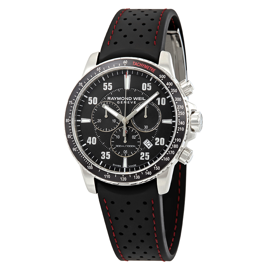 Raymond Weil Tango Chronograph Black Dial Men's Watch 8570-SR1-05207
