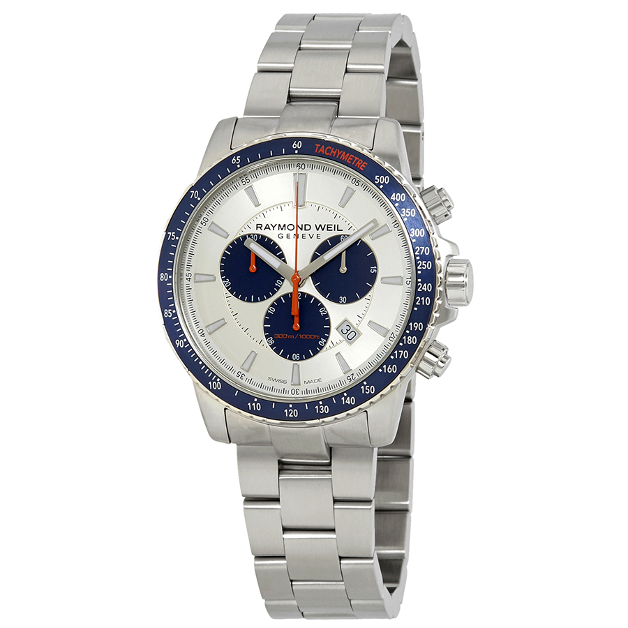Raymond Weil Tango Chronograph Quartz Silver Dial Men's Watch 8570-ST3-65501