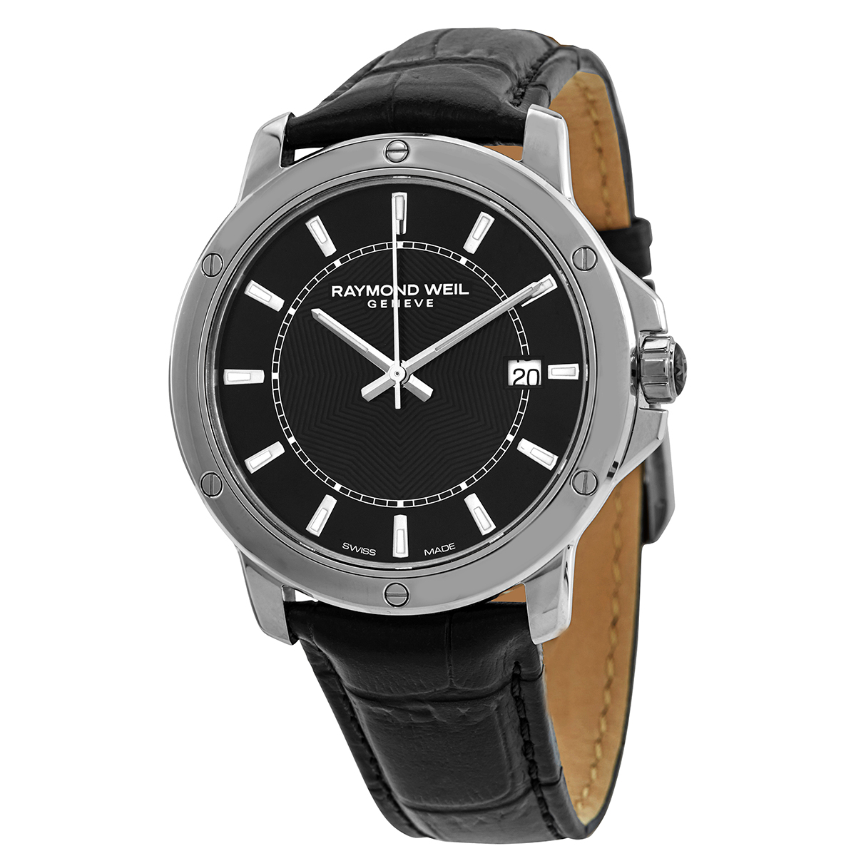 Raymond Weil Tango Quartz Black Dial Men's Watch 5591-STC-20001