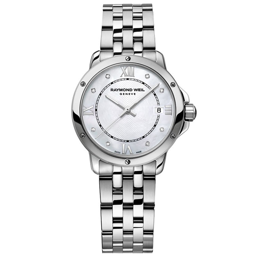 Raymond Weil Tango Quartz Silver Dial Ladies Watch 5391-ST-0095