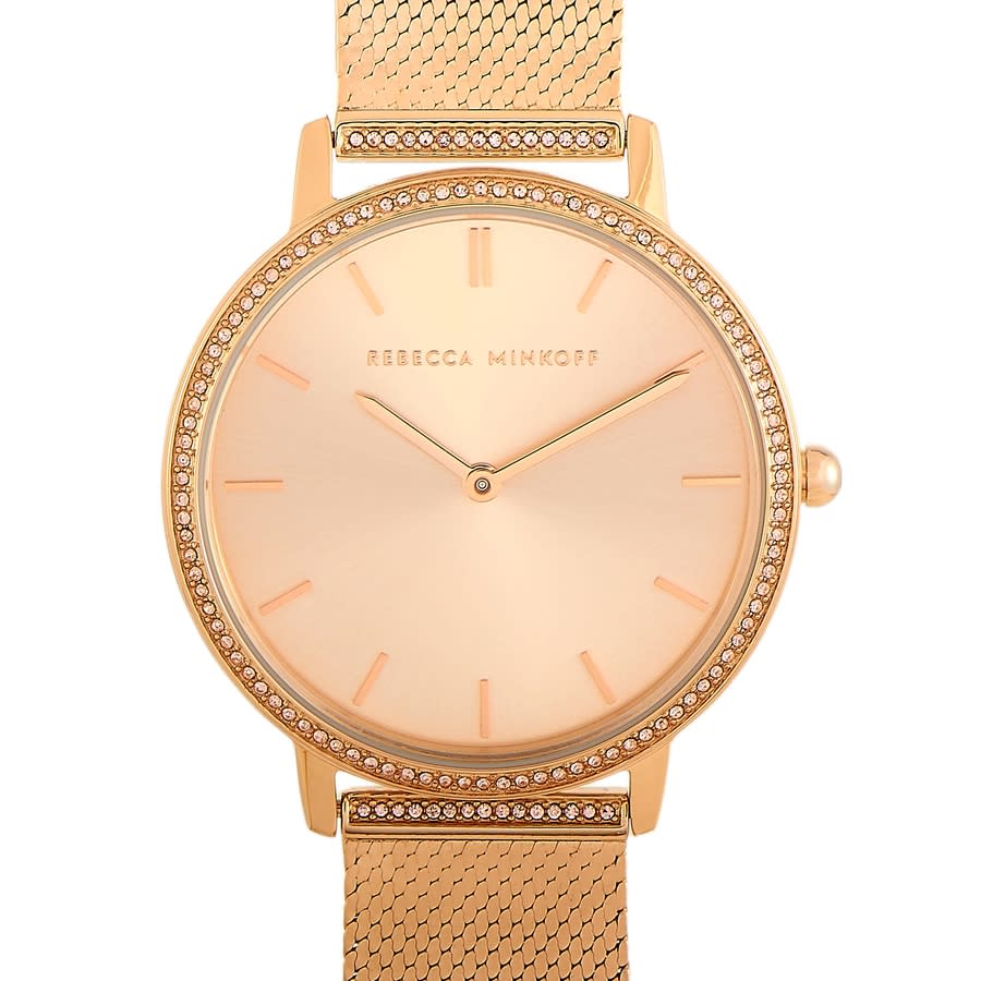 Rebecca Minkoff Major Quartz Crystal Rose Dial Ladies Watch 2200393