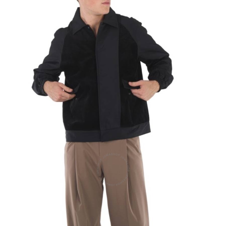Redemptive Stitching Design Oversized Bomber Jacket In Black