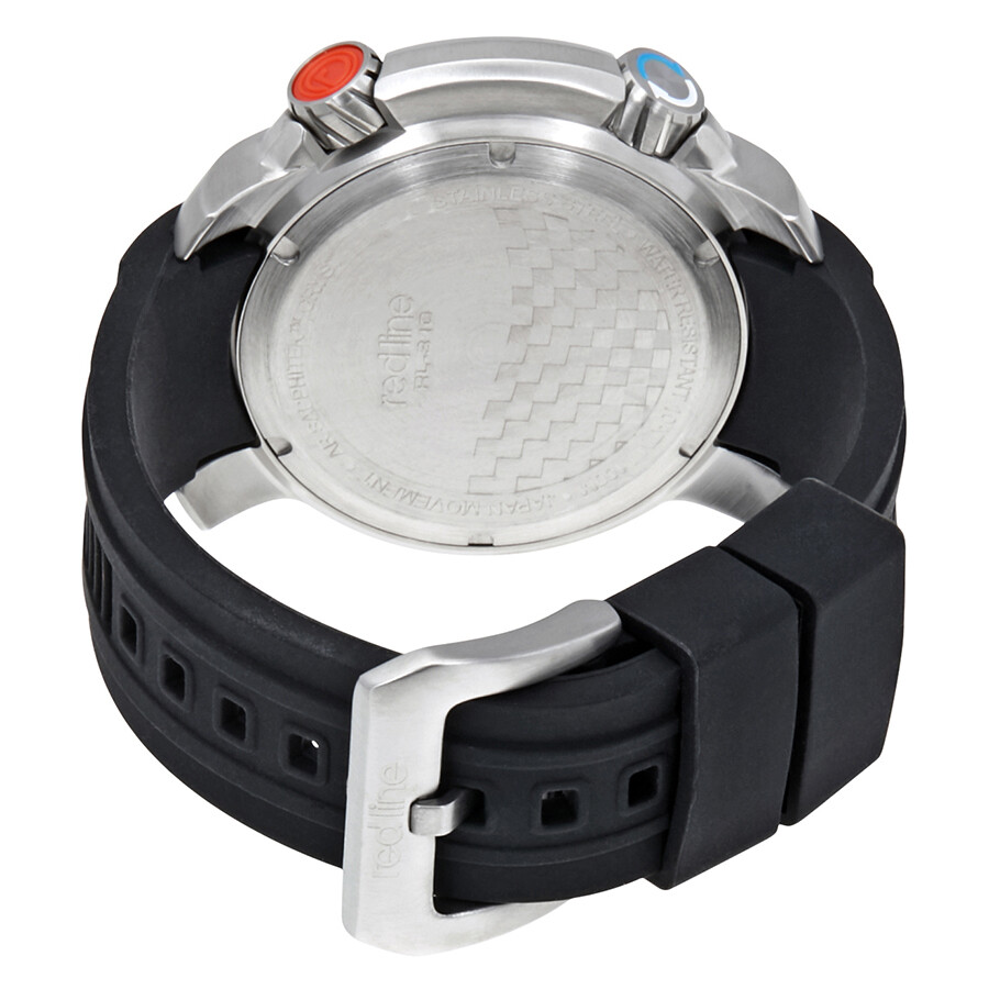 Redline Blue Dial Black Rubber Strap Men's Watch RL31003 Red Line