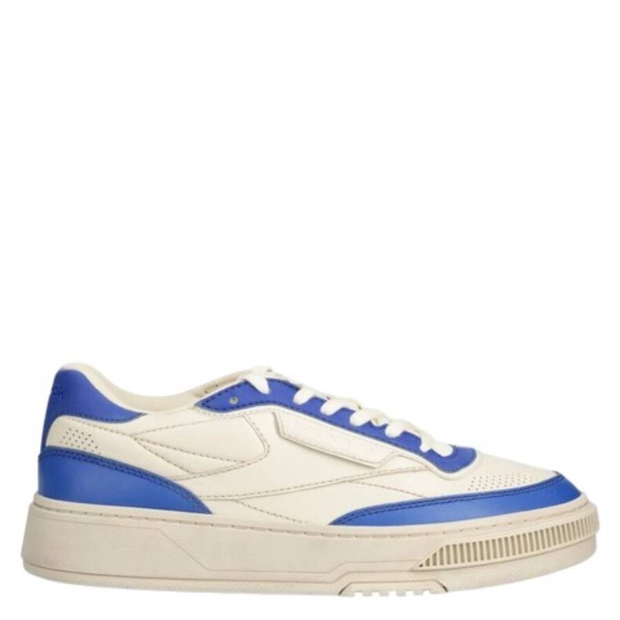 Reebok Two-tone Leather Club C Ltd Low Top Sneakers In Blue